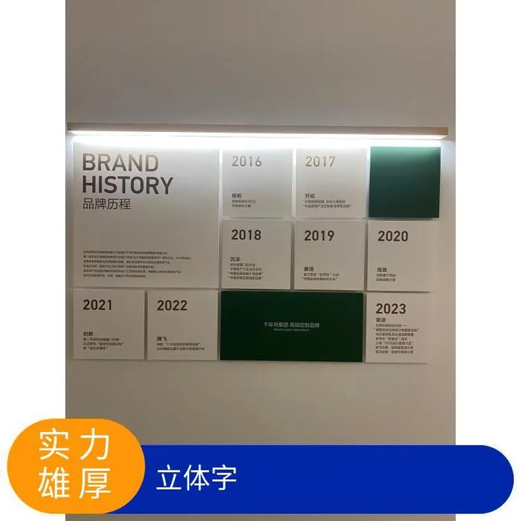 展览设计橱窗门店装饰立体字迷你字写真物料加工